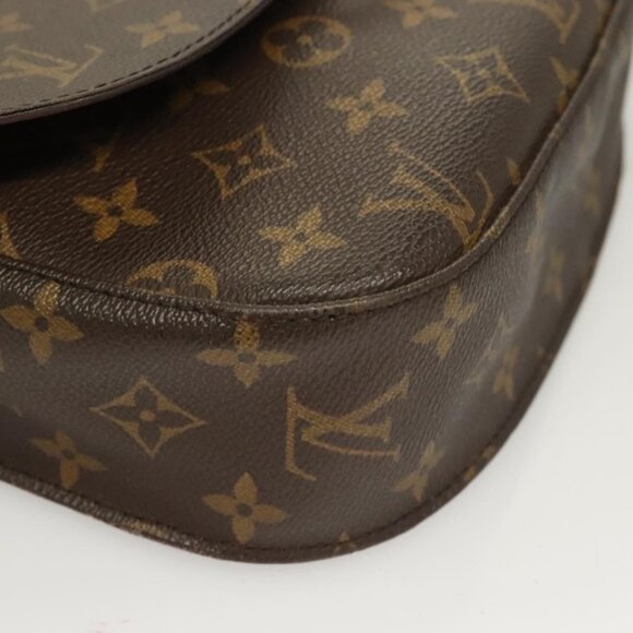 Authentic LOUIS VUITTON Monogram Saint Cloud GM Shoulder Bag M51242 LV - Picture 7 of 16